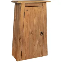 vidaXL Bad-Wandschrank Massivholz Kiefer 42×23×70cm