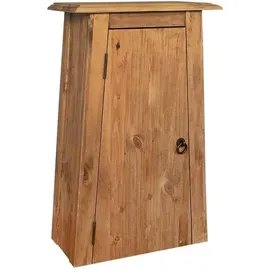 vidaXL Bad-Wandschrank Massivholz Kiefer 42×23×70cm