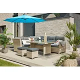 Trendline Dining Lounge Set Caldera Basic inkl. Auflagen