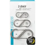 NITE IZE S-Biner Stahl Gr. 2,3,4 Silber