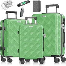 Kesser Koffer-Set 3-tlg. grün/abs