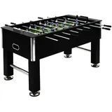 vidaXL Kickertisch Stahl 60 kg 140 x 74,5 x 87,5 cm Schwarz