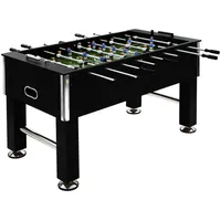 vidaXL Kickertisch Stahl 60 kg 140 x 74,5 x 87,5 cm Schwarz