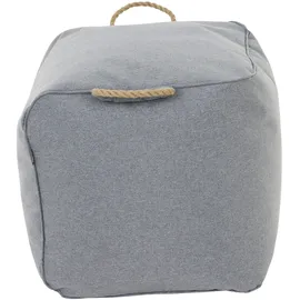 Siena Garden Sitz-Fußhockerstone Grey 46 x 48 x 46 cm Grau