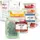 Fresh Master Frischhaltedose Glas Set 16-tlg. Borosililatglas, (2 x 370 ml, 2 x 640 ml, 2 x 1.050 ml, 2 x 1.520 ml mit Deckel