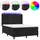 vidaXL Boxspringbett 140 x 200 cm Schwarz