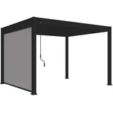 Weide Sonnenrollo für Weide Pergola Anthrazit,