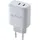 Muvit for Change Wandladegerät 1 USB-C PD 45 W + 1 USB-C PD 20 W Weiß