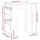 vidaXL Bartisch mit Regal 95 x 47 x 103,5 cm Braun