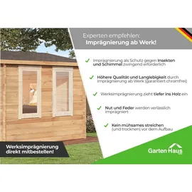 Alpholz Lappland-40 B 4 x 5,94 m Beige