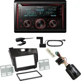 Pioneer FH-S820DAB USB Digitalradio Bluetooth DAB+ Einbauset für Isuzu D-Max 2