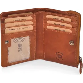 Benthill Kleine Geldbörse Damen Geldbörse braun