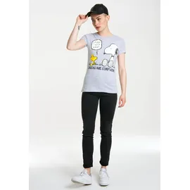 LOGOSHIRT Snoopy - Peanuts grau XS