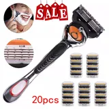 20x Rasierklingen 5-lagig Klingen kompatibel mit Gillette Fusion 5 & Fusion ProG