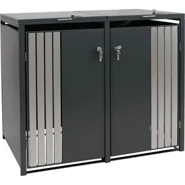MCW Mülltonnenverkleidung MCW-O67 122 x 84 cm anthrazit