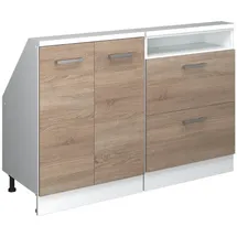 Vicco Rion B120 x T46 cm Sonoma/Weiß
