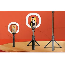 PULUZ Selfie-Stick schwarz