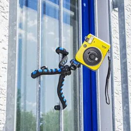 Walimex Mantona kaleido Flex leichtes Flex Stativ (mit hochwertigem 360° Kugelkopf, geeignet für Digital und Videokameras, Smartphones und Action Cams) ocean blue