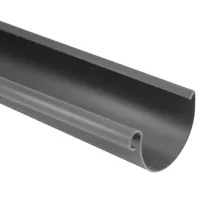 4 Home and Garden Dachrinne 150 cm RG100 Typ 300 weiß