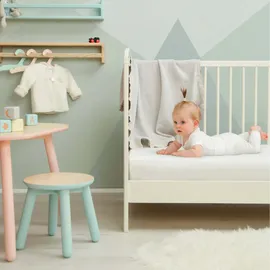 Betten-ABC Traumhaft gut schlafen – Kinder-/Baby Spannbetttuch hochwertige Qualität, trocknergeeignet