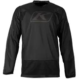 Klim Dakar Langarm-trikot - Stealth Black - L