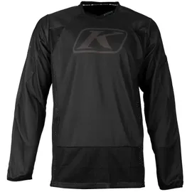 Klim Dakar Langarm-trikot - Stealth Black - L