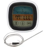 Digitales Fleischthermometer Mit Touchscreen Und Küchentimer Für Grill Und Grill