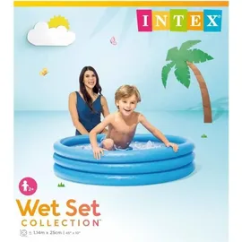 Intex Crystal Blue Planschbecken 114 x 25 cm (NEU)