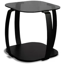 Harper MIDWAY Schwarz Metall/Glas 45 x 50 x 45 cm