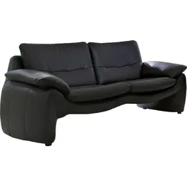 PLACES OF STYLE Couch 3-Sitzer schwarz