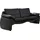 PLACES OF STYLE Couch 3-Sitzer schwarz