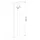 Bernstein - Seitenelement Spritzschutz NT106 Walk-In Dusche Graues Glas