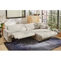 Jockenhöfer Gruppe Ecksofa »Double One L-Form«, mit 2x 120cm breiten, elektromotorischen Relaxfunktionen, grau