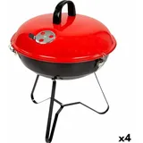 Aktive Holzkohlegrill Ø 36 cm lila