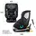 XOMAX G409 IOT Kindersitz drehbar 360°, ISOFIX I mitwachsend I 0-36 kg, 0-12 Jahre, Gruppe 0+/1/2/3, 5-Punkt-Gurt, 3-Punkt-Gurt I Bezug waschbar I ECE R129 I Black-Darkgrey