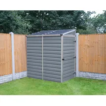 CANOPIA Gerätehaus Pent Alu grau 175 x 118 cm