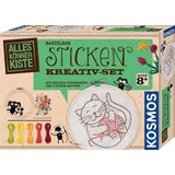 Kosmos Spiel KOSMOS 604691 - AllesKönnerKiste, Sticken Kreativ-Set, Bastelset