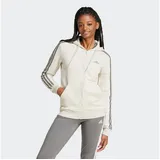 Adidas Sportswear Kapuzensweatshirt »ESSENTIALS 3STREIFEN Kapuzenjacke silberfarben