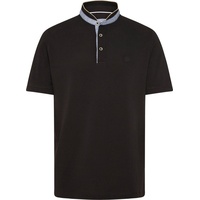 BUGATTI Poloshirt, mit modischem Stehkragen, Gr. M, schwarz, , 95190241-M