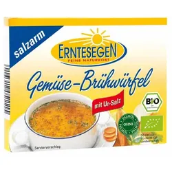 Erntesegen Gemüse-Brühwürfel salzarm bio