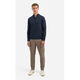 No Excess Stehkragenpullover Blau S