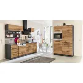 kochstation Küchenzeile KS-Tulsa 350 cm braun