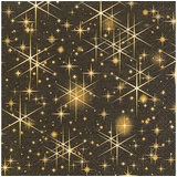 Paper + Design Servietten Papier Gliering Stars 33x33cm. 20u.