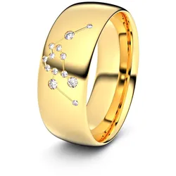 Sternzeichenring Wassermann 333er Gelbgold - 4432