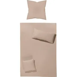 Erwin Müller Renforcé Würzburg, in taupe | 135x200 cm)