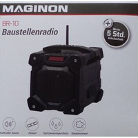 MAGINON Baustellenradio Bluetooth 4.2 spritzwassergeschützt Radio / NEU!