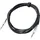 Pronomic Instrumentenkabel 3m Klinke schwarz (E-Gitarren Kabel, E-Bass-Kabel, Klinke, mono 6,3 mm Stecker, aufschraubbare Metallstecker)