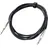 Pronomic Instrumentenkabel 3m Klinke schwarz (E-Gitarren Kabel, E-Bass-Kabel, Klinke, mono 6,3 mm Stecker, aufschraubbare Metallstecker)