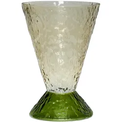 Hübsch Interior - Abyss Vase, grün / braun