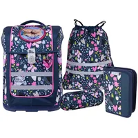 McNeill Schulranzen Ergo Compacto Schoolbag Set 5-teilig In The Garden